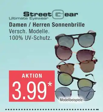 Marktkauf Street gear damen / herren sonnenbrille Angebot