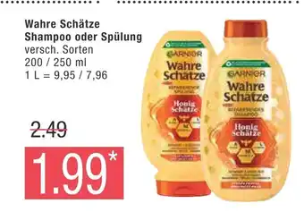 Marktkauf Garnier wahre schätze shampoo oder spülung Angebot