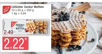 Marktkauf Gut & günstig lütticher zucker waffeln Angebot