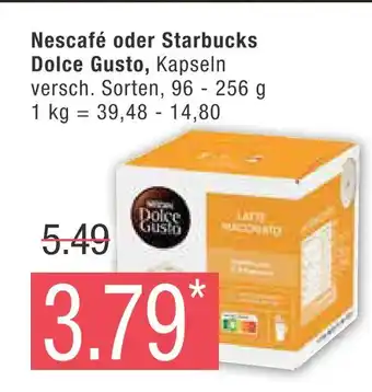 Marktkauf Nescafé oder starbucks dolce gusto Angebot