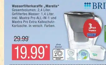 Marktkauf Brita wasserfilterkaraffe „marella“ Angebot