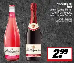 L. STROETMANN GROSSMARKT Rotkäppchen Sekt oder Fruchtsecco Angebot