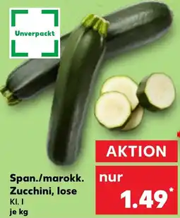 Kaufland Span./marokk. Zucchini, lose Angebot