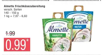 Marktkauf Almette frischkäsezubereitung Angebot