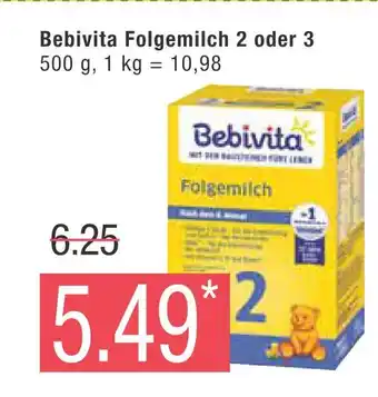 Marktkauf Bebivita folgemilch 2 oder 3 Angebot