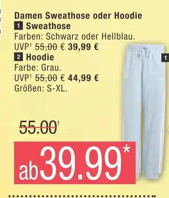 Marktkauf Damen sweathose oder hoodie Angebot