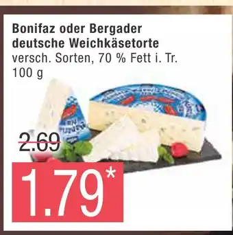 Marktkauf Bonifaz oder bergader deutsche weichkäsetorte Angebot