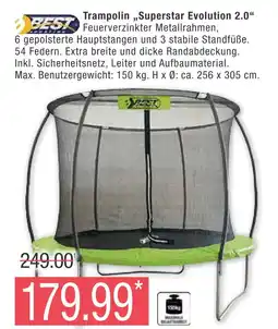 Marktkauf Best trampolin „superstar evolution 2.0“ Angebot