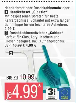 Marktkauf Classic oder cabino handkehrset oder duschkabinenabzieher Angebot