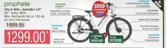 Marktkauf Prophete city-e-bike „genießer 2.0“ Angebot