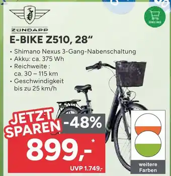 Marktkauf Zündapp e-bike z510, 28“ Angebot