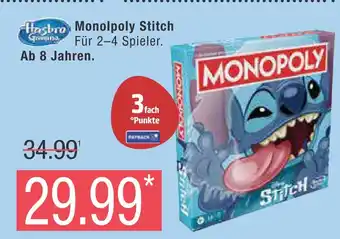 Marktkauf Hasbro gaming monopoly stitch Angebot