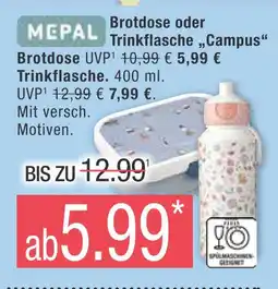 Marktkauf Mepal brotdose oder trinkflasche campus Angebot