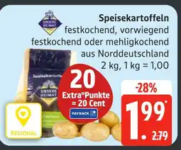 Edeka Unsere heimat speisekartoffeln Angebot