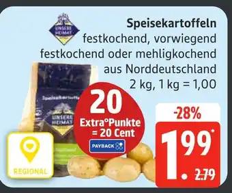 Edeka Unsere heimat speisekartoffeln Angebot