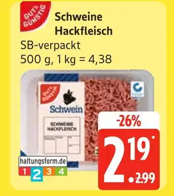 Edeka Schwein schweine hackfleisch Angebot