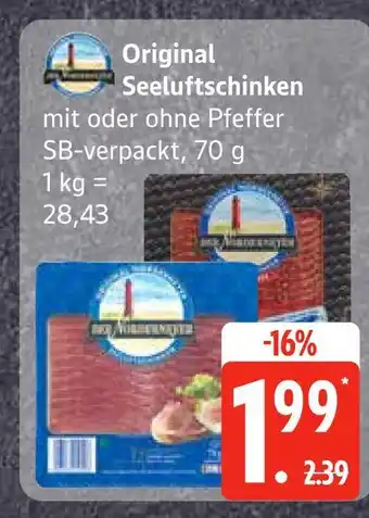 Edeka Original seeluftschinken Angebot