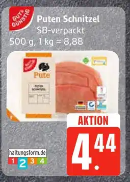 Edeka Gutes gewissen puten schnitzel Angebot