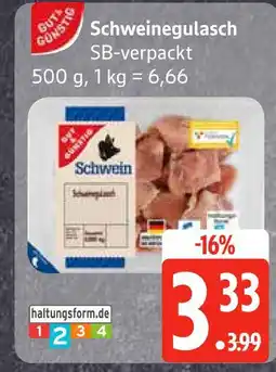 Edeka Schwein schweinegulasch Angebot