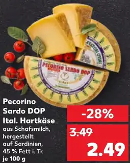 Kaufland Pecorino Sardo DOP Ital. Hartkäse Angebot