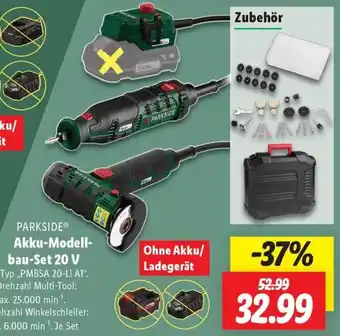 Lidl PARKSIDE Akku-Modellbau Set 20 V Angebot