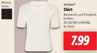 Lidl esmara Shirt Angebot