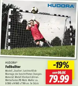 Lidl HUDORA Fußballtor Angebot