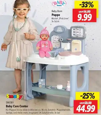 Lidl SMOBY Baby Care Center Angebot