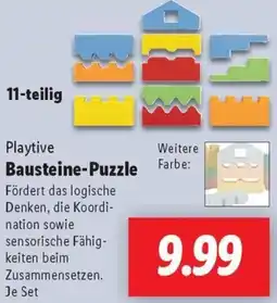 Lidl Playtive Bausteine-Puzzle Angebot