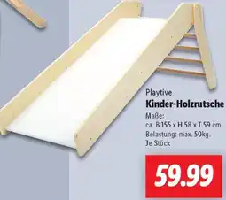 Lidl Playtive Kinder-Holzrutsche Angebot