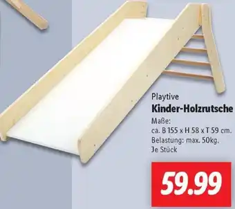 Lidl Playtive Kinder-Holzrutsche Angebot