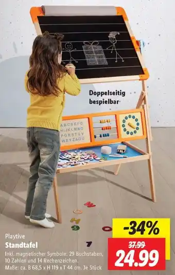 Lidl Playtive Standtafel Angebot