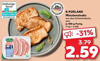 Kaufland K-PURLAND Minutensteaks Angebot