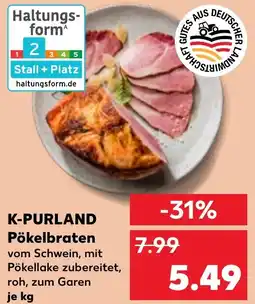 Kaufland K-PURLAND Pökelbraten Angebot