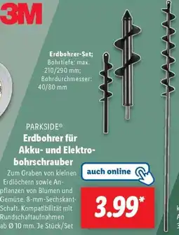 Lidl PARKSIDE Erdbohrer für Akku- und Elektrobohrschrauber Angebot