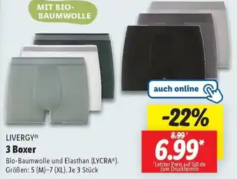 Lidl LIVERGY 3 Boxer Angebot