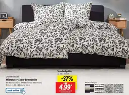 Lidl LIVARNO home Mikrofaser-Satin-Bettwäsche Angebot