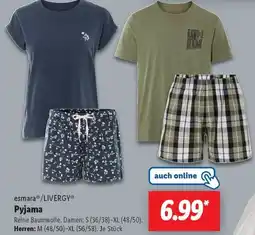 Lidl esmara/LIVERGY Pyjama Angebot