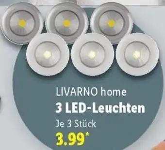 Lidl LIVARNO home 3 LED-Leuchten Angebot