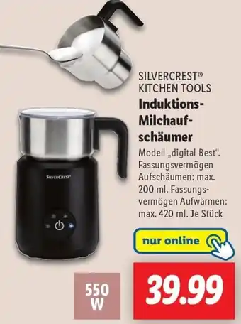 Lidl SILVERCREST KITCHEN TOOLS Induktions Milchaufschäumer Angebot