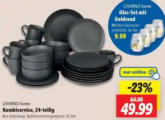 Lidl LIVARNO home Kombiservice, 24-teilig Angebot