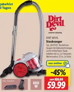 Lidl DIRT DEVIL Staubsauger Angebot