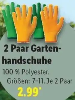 Lidl 2 Paar Gartenhandschuhe Angebot