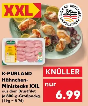 Kaufland K-PURLAND Hähnchen- Ministeaks XXL Angebot