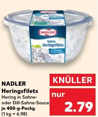 Kaufland NADLER Heringsfilets Angebot