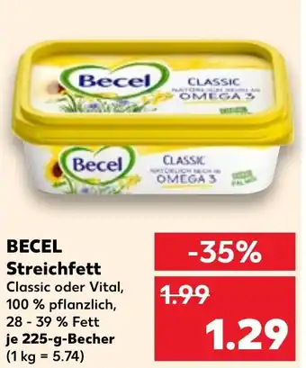 Kaufland BECEL Streichfett Angebot