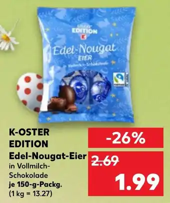 Kaufland K-OSTER EDITION Edel-Nougat-Eier Angebot