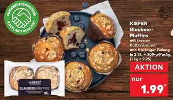 Kaufland KIEFER Blaubeer- Muffins Angebot