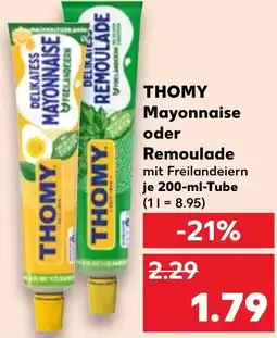 Kaufland THOMY Mayonnaise oder Remoulade Angebot