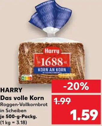 Kaufland HARRY Das volle Korn Angebot